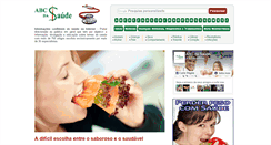 Desktop Screenshot of abcdasaude.com.br